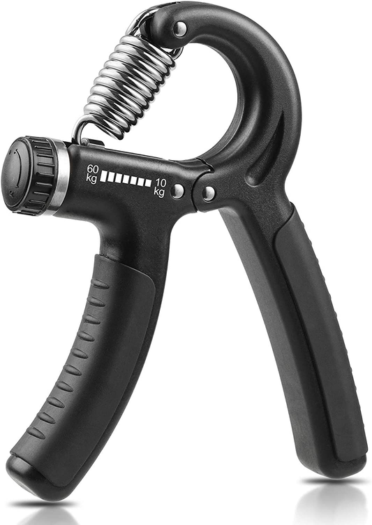 Adjustable Hand Grip Strengthener (22-132 lbs / 10-60 kg) – Forearm & Grip Strength Trainer for Musicians, Athletes, and Fitness Enthusiasts.